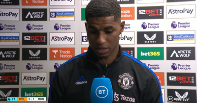 Marcus Rashford reveals why he was dropped by Manchester United against Wolves