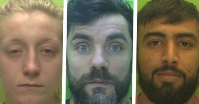 16 criminals who were locked up in December in Nottingham