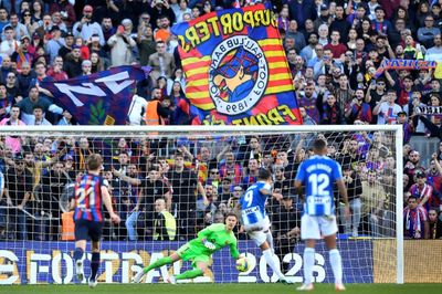 Barca drop points in heated Catalan derby