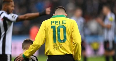 Bruno Guimaraes' touching tribute to Brazil legend Pele ahead of Newcastle United vs Leeds