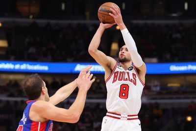 WATCH: Zach LaVine drops season-high 43 points in win vs. Pistons