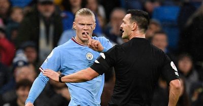 Erling Haaland labelled a 'very lucky man' after avoiding red card against Everton