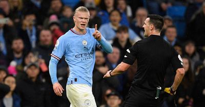 Erling Haaland told he is a 'lucky man' for avoiding straight red card in Man City vs Everton