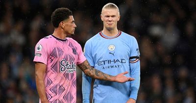 Ben Godfrey lifts lid on Everton battle with Man City that left Erling Haaland 'upset'