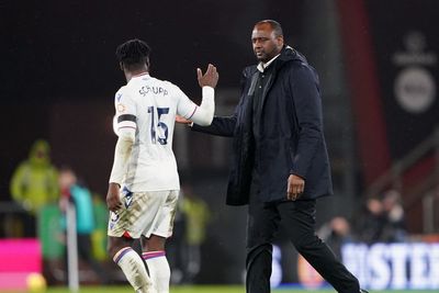 Patrick Vieira hails ‘good team performance’ as Crystal Palace beat Bournemouth