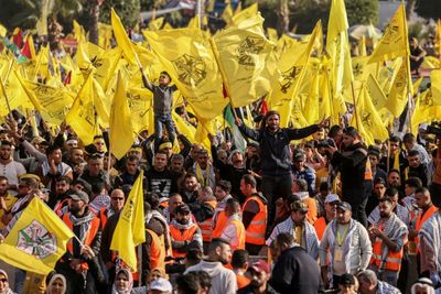 Rare Fatah rally in Hamas-controlled Gaza