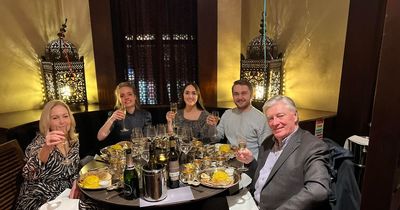 Pat Kenny celebrates New Year's Eve with family at popular Dublin restaurant Rasam