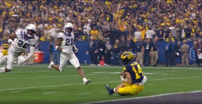 A Michigan TD was questionably overturned before TCU’s fumble recovery, and fans got so mad
