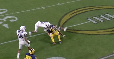 The bonkers TCU-Michigan playoff game ended with a questionable targeting no-call