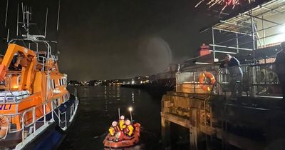 Two people rescued after boat broke down while watching New Year fireworks on River Tyne