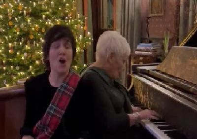 Judi Dench belts out Abba hit with Sharleen Spiteri for Hogmanay