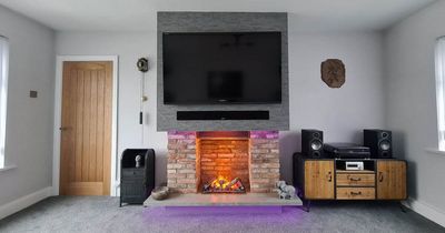 Man refurbished fireplace on a budget with eBay and B&Q bargains