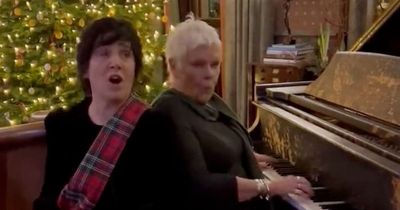 Dame Judi Dench performs surprise ABBA song with Sharleen Spiteri on New Year's Eve
