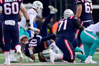 Dolphins DE Christian Wilkins imitates Matthew Judon sack celebration