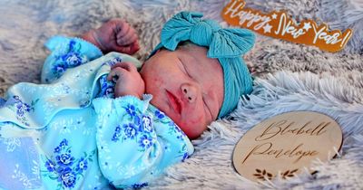 Mum says baby's 'special' New Year's Day birth is 'best way to start the year'