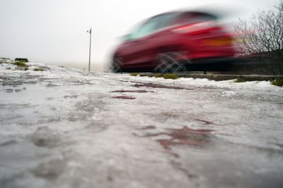 Yellow warnings for ice across north of UK