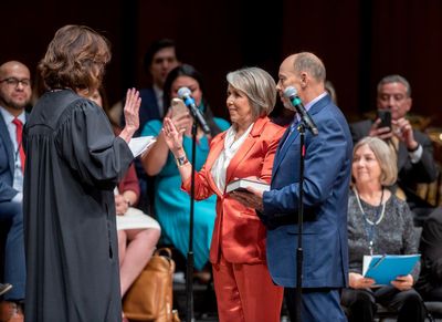 Lujan Grisham begins second term as New Mexico governor