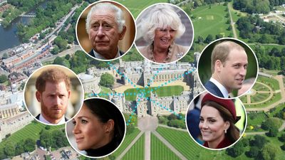 Which royals moved house after the Queen's death? And who owns their real estate portfolio?