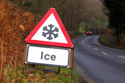 Motorists urged to take care while ice warning is in place