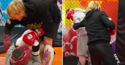 UFC star Paddy Pimblett forces internet troll to quit during gym fight