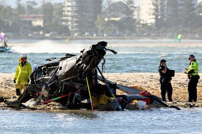 Four dead after helicopters collide on Australia’s Gold Coast