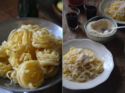 Rachel Roddy’s recipe for fettuccine with butter and parmesan