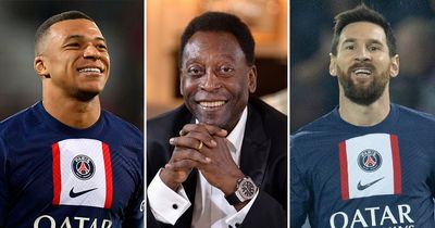 Pele's last words on Instagram were touching tributes to Lionel Messi and Kylian Mbappe