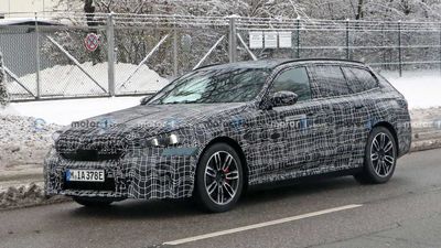 BMW i5 Touring Spied In Munich Testing In M60 Guise