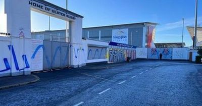 Grenfell graffiti targets Ulster Rugby's Kingspan Stadium