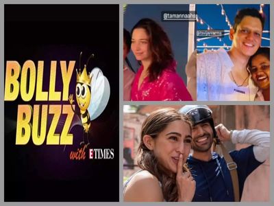 Bolly Buzz! Video of Tamannaah Bhatia and Vijay Varma kissing goes viral on the internet, Kartik Aaryan celebrates New Year with ex-girlfriend Sara Ali Khan in London