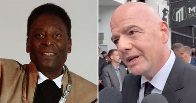 FIFA president Gianni Infantino criticised for impractical demand at Pele's funeral