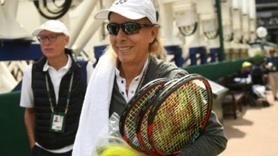 Tennis legend Navratilova diagnosed with throat and breast cancers