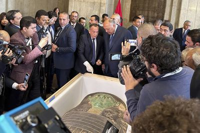 Egypt repatriates looted ancient Green Coffin sarcophagus from US