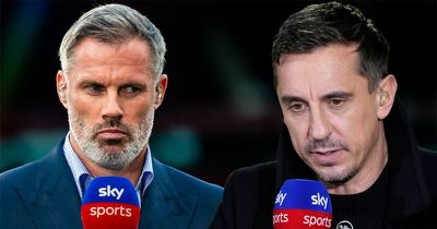 Jamie Carragher lets rip at Liverpool on Sky Sports as tables turn for Gary Neville