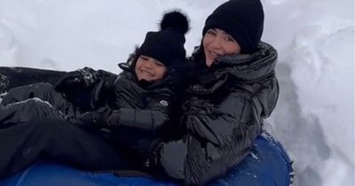 Kylie Jenner plays with daughter Stormi in the snow in sweet video on swanky ski trip