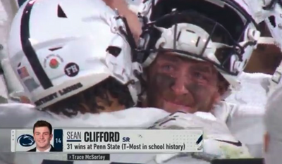 Sean Clifford was emotional in his Penn State curtain call after a masterful Rose Bowl performance