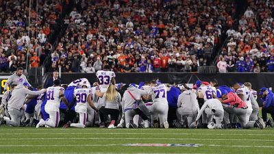 Buffalo Bills player Damar Hamlin given CPR on field after collapsing during NFL match