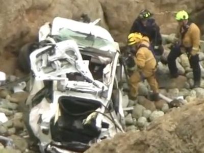 4 alive in 'miracle' after car plunges off California cliff