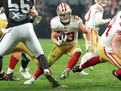 49ers injury updates: RB Christian McCaffrey day-to-day with ankle sprain, LG Aaron Banks out vs. Cardinals