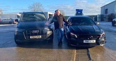 Dad left stunned after winning Audi and Mercedes worth £80K for Christmas