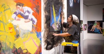 Archibald Prize winner paints outside the lines in striking exhibition