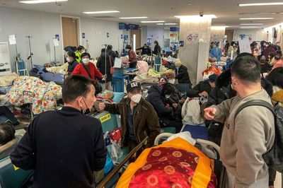 Elderly patients fill hospitals in Shanghai Covid surge