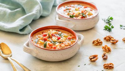 Menu Planner: Walnut, corn and potato chowder packed with flavor and fiber