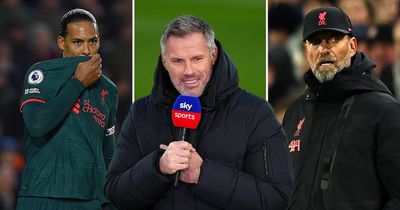 Jamie Carragher believes Jurgen Klopp mistake is impacting Virgil van Dijk