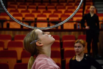 Ukraine's young circus artists wow Budapest after training in bomb shelters at home