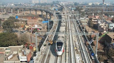 Over Head Equipment Tested Successfully By Running Train On Viaduct Of Delhi-Meerut RRTS