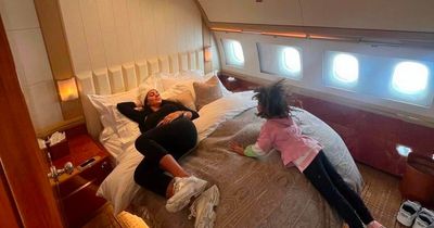 Inside Cristiano Ronaldo's private jet with double bed as he lands for Al-Nassr unveiling