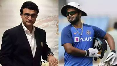 Sourav Ganguly wishes Rishabh Pant a 'speedy recovery'