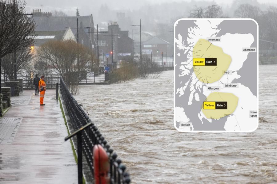 Weather warning in place as flooding expected in…