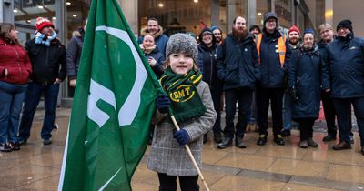 "I'll see this through to the bitter end": The view from Manchester's picket line as train strikes roll into new year